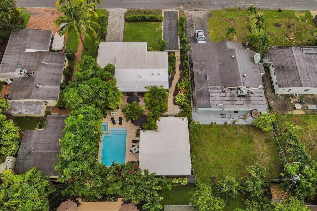 Stylish Tropical Oasis Hot Tub Pool Bbq Villa Fort Lauderdale Luaran gambar