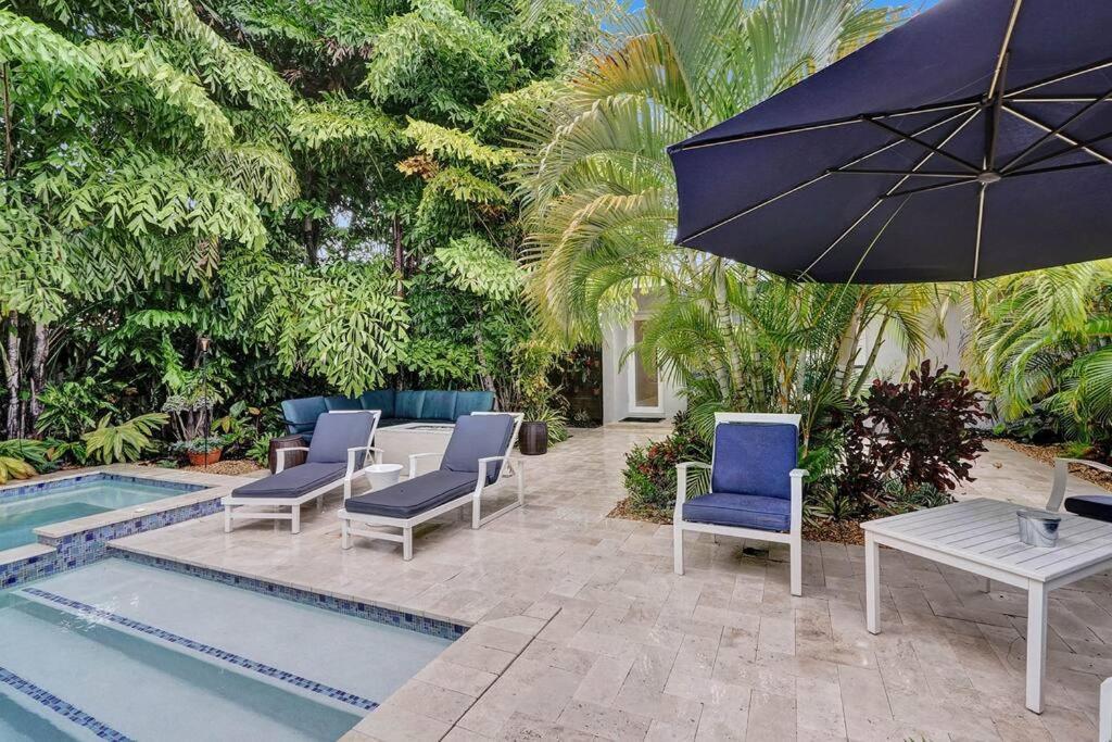 Stylish Tropical Oasis Hot Tub Pool Bbq Villa Fort Lauderdale Luaran gambar