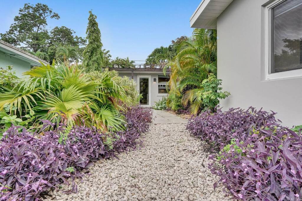 Stylish Tropical Oasis Hot Tub Pool Bbq Villa Fort Lauderdale Luaran gambar